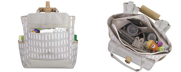 حقيبة حفاضات بطبقات متعددة