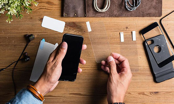 protector de teléfono cristal