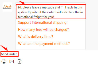 yiwubuy international shipping via the platform agent